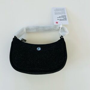 lululemon City Essentials Nano Bag - Black Glitter